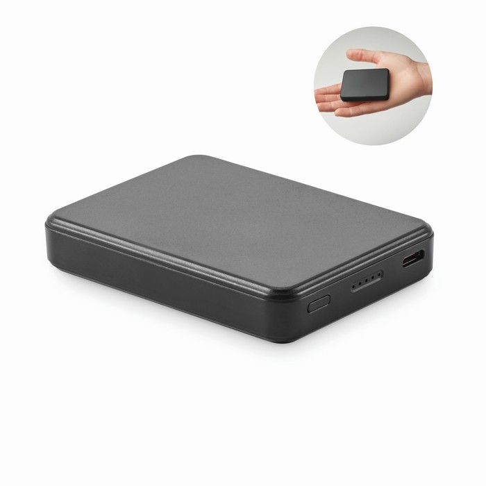 Batería externa de carga rápida compatible con portátiles 5.000 mAh color negro Batería externa de carga rápida compatible con portátiles 5.000 mAh color negro