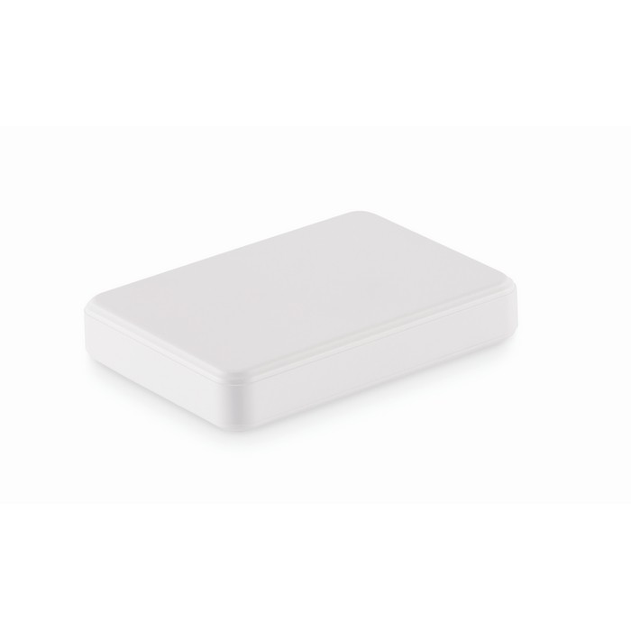 Batería externa de carga rápida compatible con portátiles 5.000 mAh color blanco segunda vista Batería externa de carga rápida compatible con portátiles 5.000 mAh color blanco segunda vista