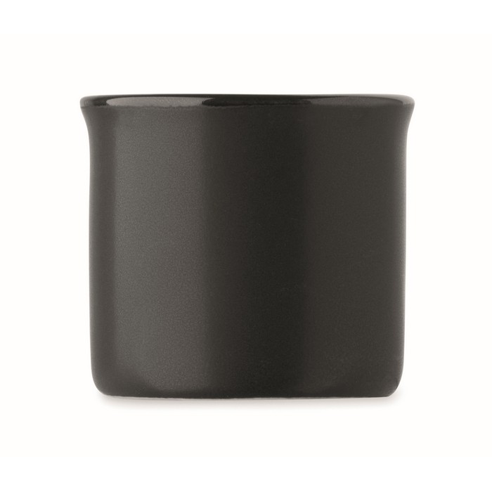 Taza de cerámica especial para el espresso personalizable 40ml color negro quinta vista Taza de cerámica especial para el espresso personalizable 40ml color negro quinta vista