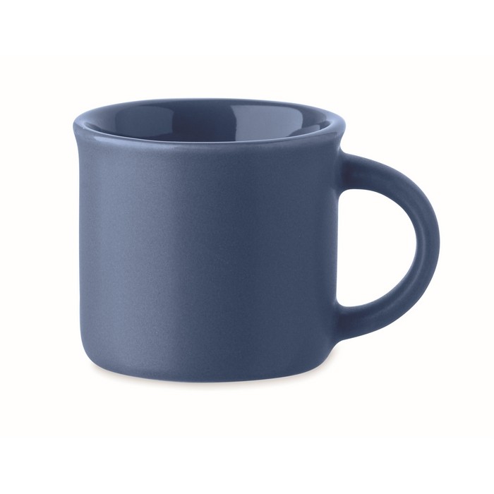 Taza de cerámica especial para el espresso personalizable 40ml color azul Taza de cerámica especial para el espresso personalizable 40ml color azul