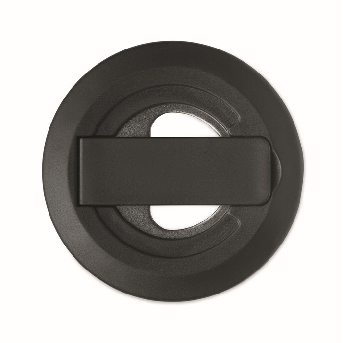 Soporte circular magnético para iPhone® con un abrebotellas incluido color negro quinta vista Soporte circular magnético para iPhone® con un abrebotellas incluido color negro quinta vista