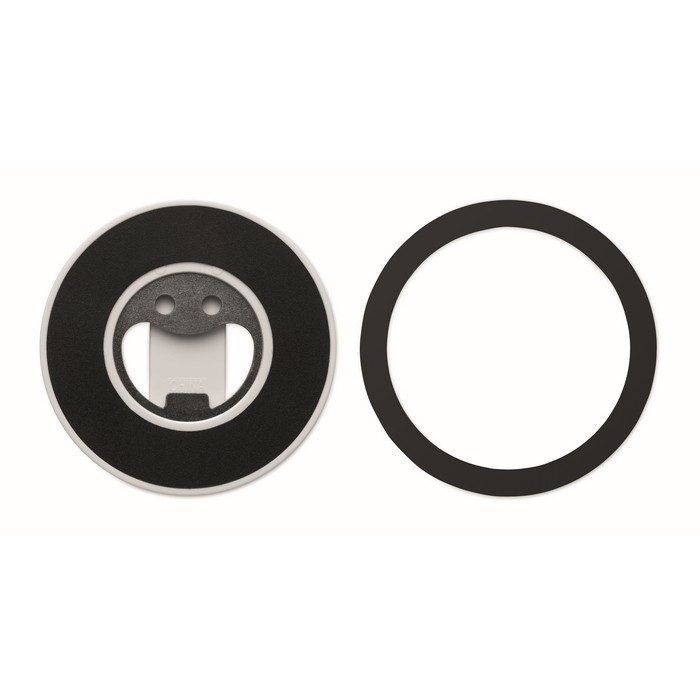 Soporte circular magnético para iPhone® con un abrebotellas incluido color blanco sexta vista Soporte circular magnético para iPhone® con un abrebotellas incluido color blanco sexta vista