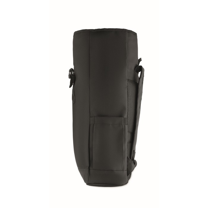 Mochila de cierre roll-top para portátil con correa para trolley 15'' color negro novena vista Mochila de cierre roll-top para portátil con correa para trolley 15'' color negro novena vista