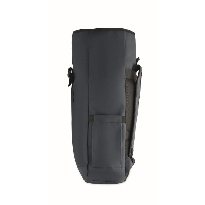 Mochila de cierre roll-top para portátil con correa para trolley 15'' color azul novena vista Mochila de cierre roll-top para portátil con correa para trolley 15'' color azul novena vista