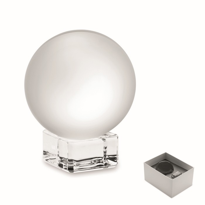 Trofeo redondo de cristal con la base a juego para personalizar color transparente Trofeo redondo de cristal con la base a juego para personalizar color transparente