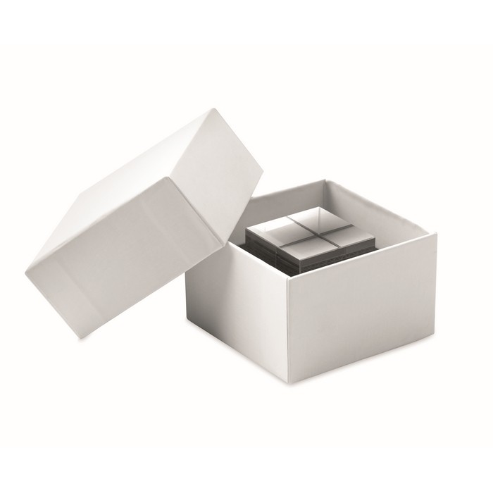 Elegante premio en forma de cubo de cristal para personalizar color transparente cuarta vista Elegante premio en forma de cubo de cristal para personalizar color transparente cuarta vista