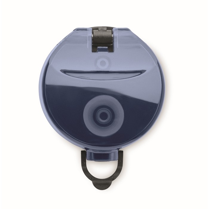 Botella de plástico con marcas de tiempo y tapa abatible 1L color azul marino Botella de plástico con marcas de tiempo y tapa abatible 1L color azul marino