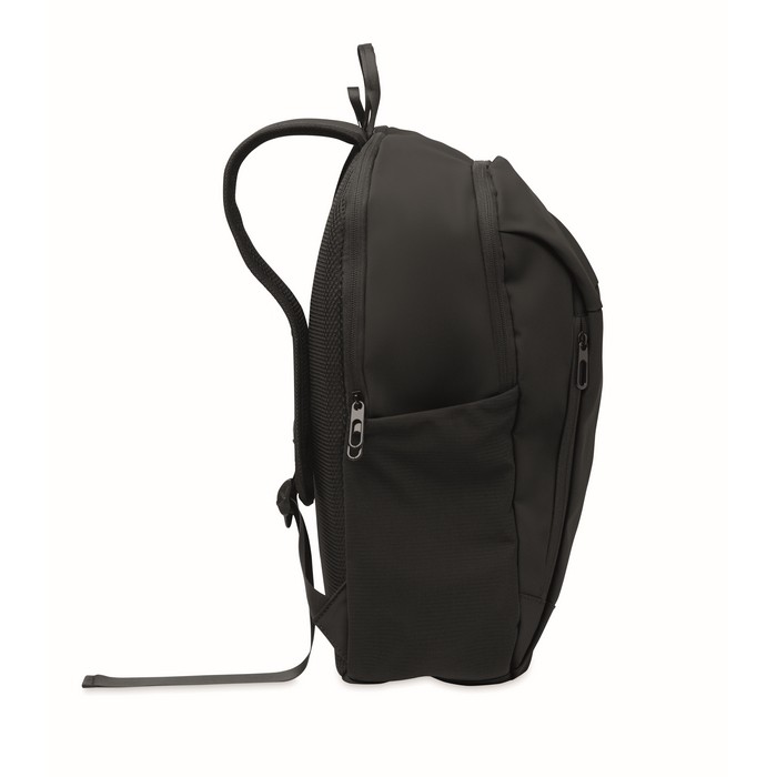 Mochila para portátil con varios bolsillos exteriores 15'' color negro quinta vista
