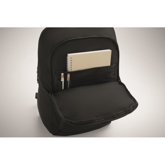 Mochila para portátil con varios bolsillos exteriores 15'' color negro vista fotografía