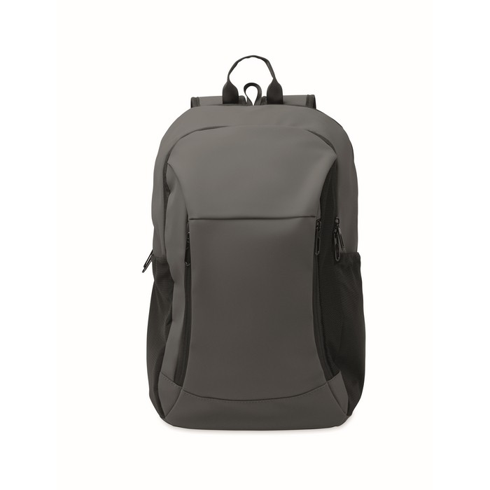 Mochila para portátil con varios bolsillos exteriores 15'' color gris oscuro segunda vista