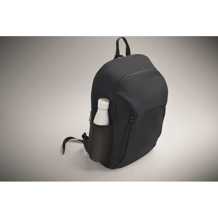 Mochila para portátil con varios bolsillos exteriores 15'' color azul marino vista fotografía