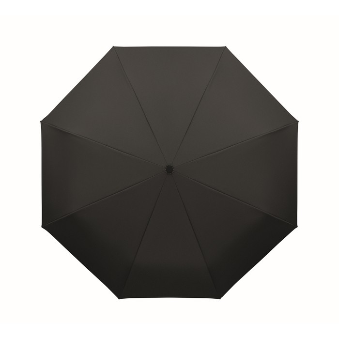 Paraguas antiviento plegable con apertura y cierre automático Ø99 color negro sexta vista Paraguas antiviento plegable con apertura y cierre automático Ø99 color negro sexta vista