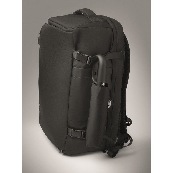 Paraguas antiviento plegable con apertura y cierre automático Ø99 color negro vista fotografía septima vista Paraguas antiviento plegable con apertura y cierre automático Ø99 color negro vista fotografía septima vista