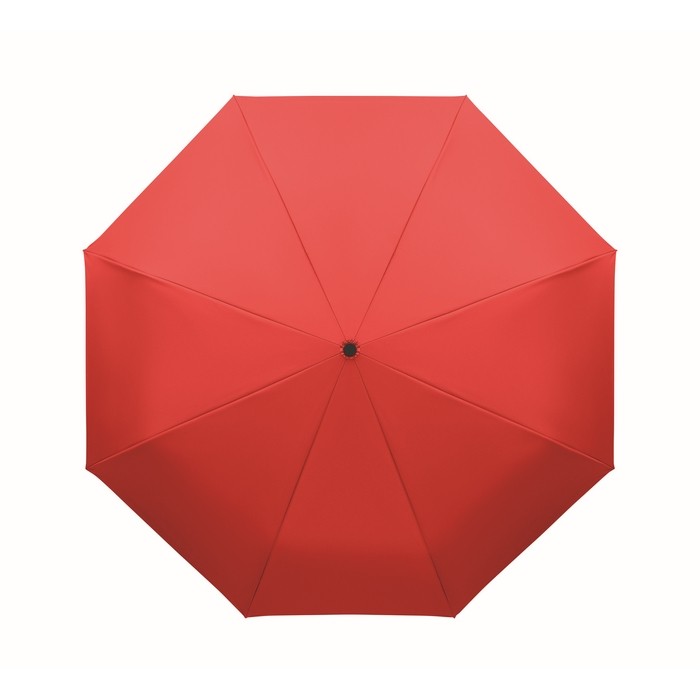 Paraguas antiviento plegable con apertura y cierre automático Ø99 color rojo sexta vista Paraguas antiviento plegable con apertura y cierre automático Ø99 color rojo sexta vista