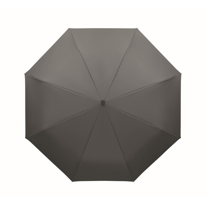 Paraguas antiviento plegable con apertura y cierre automático Ø99 color gris sexta vista Paraguas antiviento plegable con apertura y cierre automático Ø99 color gris sexta vista