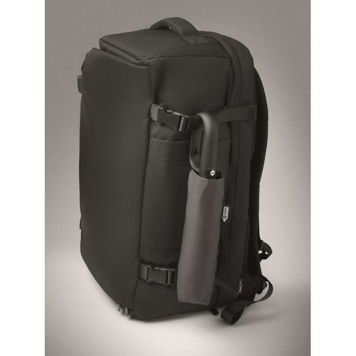 Paraguas antiviento plegable con apertura y cierre automático Ø99 color gris vista fotografía septima vista Paraguas antiviento plegable con apertura y cierre automático Ø99 color gris vista fotografía septima vista