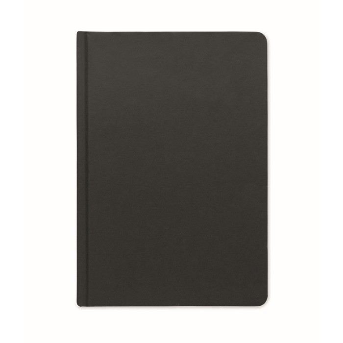 Libreta hecha de caña de azúcar de tapa dura A5 papel a rayas color negro quinta vista Libreta hecha de caña de azúcar de tapa dura A5 papel a rayas color negro quinta vista