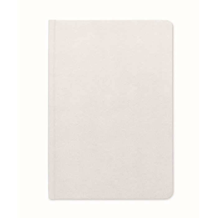 Libreta hecha de caña de azúcar de tapa dura A5 papel a rayas color blanco quinta vista Libreta hecha de caña de azúcar de tapa dura A5 papel a rayas color blanco quinta vista