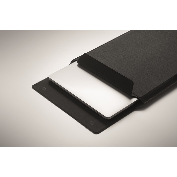 Funda para portátil multiusos con soporte y alfombrilla de ratón 16'' color negro vista fotografía octava vista