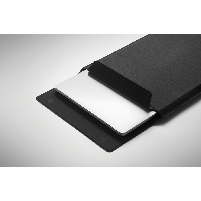 Funda para portátil multiusos con soporte y alfombrilla de ratón 16'' color negro segunda vista fotografía