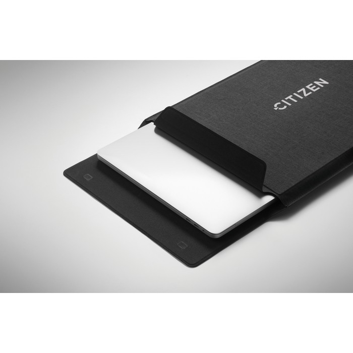 Funda para portátil multiusos con soporte y alfombrilla de ratón 16'' color negro vista principal