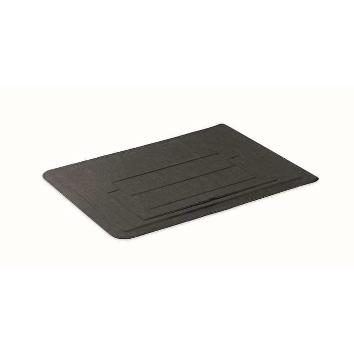 Funda para portátil multiusos con soporte y alfombrilla de ratón 16'' color negro