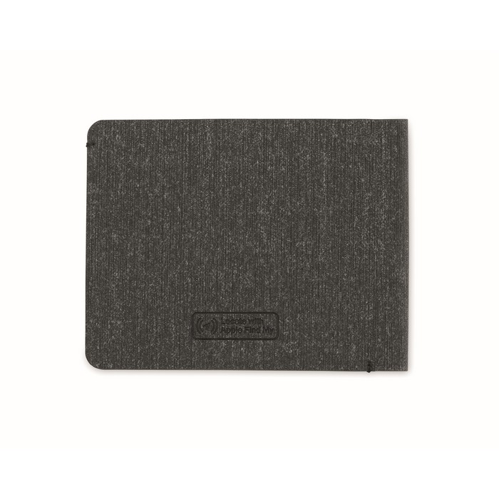 Cartera de PU con localizador inteligente para aparatos Apple® color negro septima vista Cartera de PU con localizador inteligente para aparatos Apple® color negro septima vista