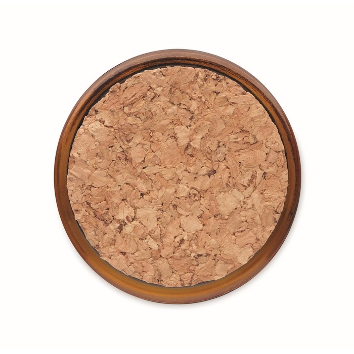 Vela de cera vegetal con aroma a vainilla y tapa de corcho color marrón quinta vista Vela de cera vegetal con aroma a vainilla y tapa de corcho color marrón quinta vista