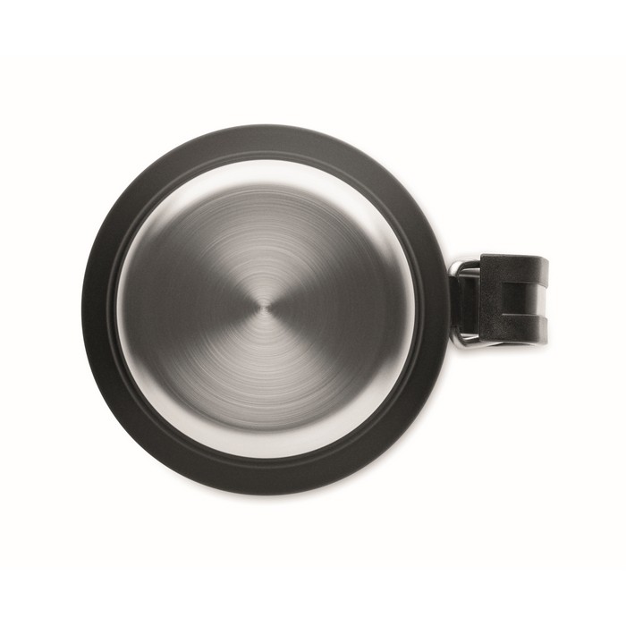 Termo de acero inoxidable reciclado con 1 vaso y asa lateral 1L color negro octava vista