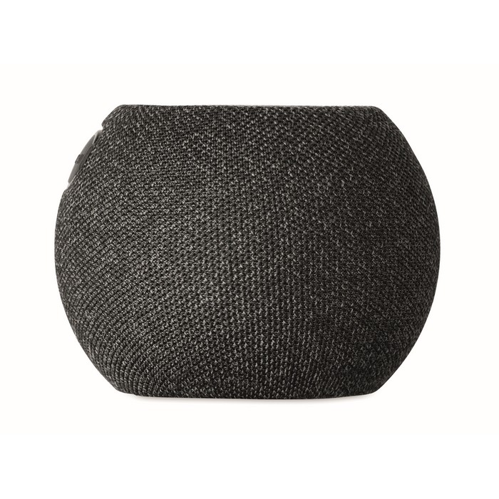 Altavoz redondo con detalle de bambú negro en parte superior color negro octava vista Altavoz redondo con detalle de bambú negro en parte superior color negro octava vista