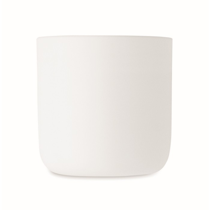 Botella isotérmica con asa y vaso en parte inferior 500ml color blanco Botella isotérmica con asa y vaso en parte inferior 500ml color blanco