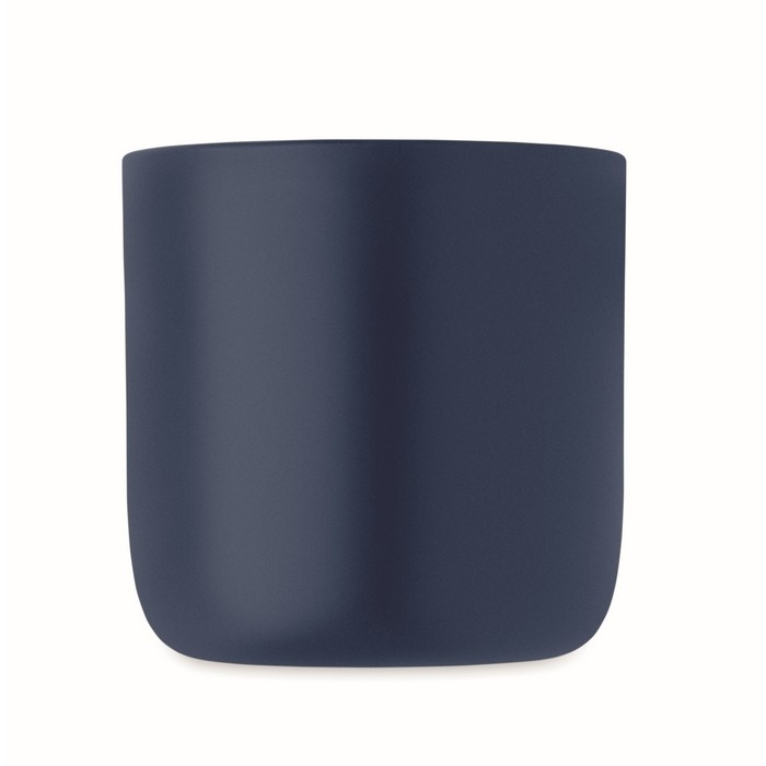 Botella isotérmica con asa y vaso en parte inferior 500ml color azul marino Botella isotérmica con asa y vaso en parte inferior 500ml color azul marino