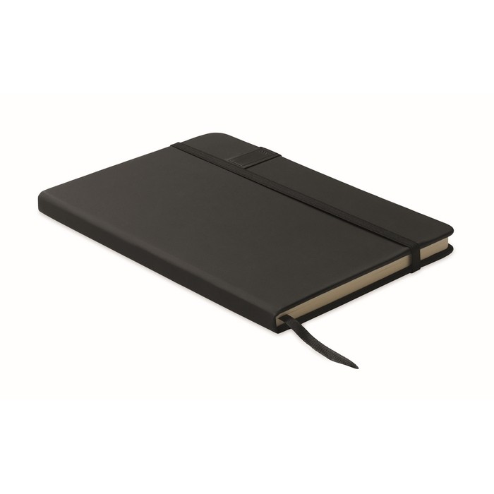 Libreta negra de tapa dura con memoria USB incluida A5 hojas a rayas color negro Libreta negra de tapa dura con memoria USB incluida A5 hojas a rayas color negro