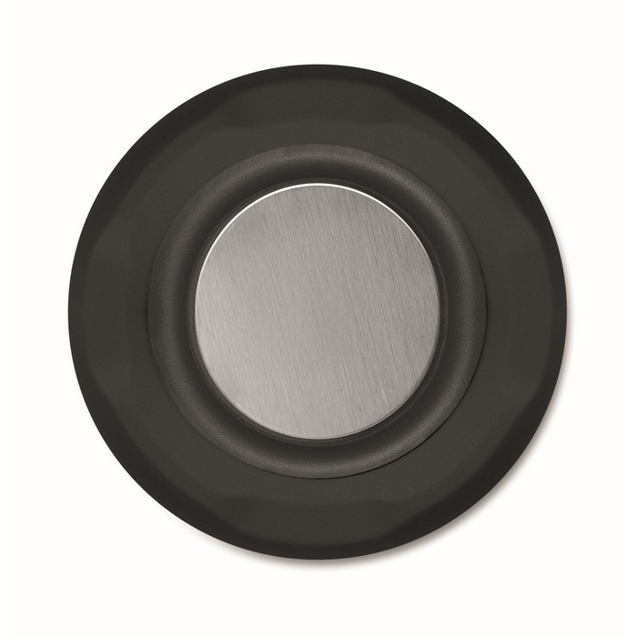 Pequeño altavoz inalámbrico de tejido RPET de 3hs de reproducción color negro octava vista Pequeño altavoz inalámbrico de tejido RPET de 3hs de reproducción color negro octava vista