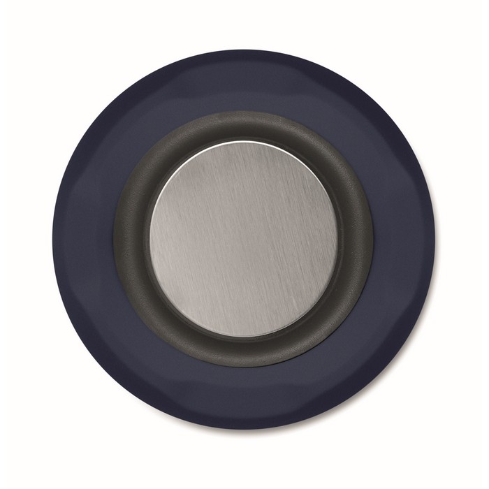 Pequeño altavoz inalámbrico de tejido RPET de 3hs de reproducción color azul octava vista Pequeño altavoz inalámbrico de tejido RPET de 3hs de reproducción color azul octava vista