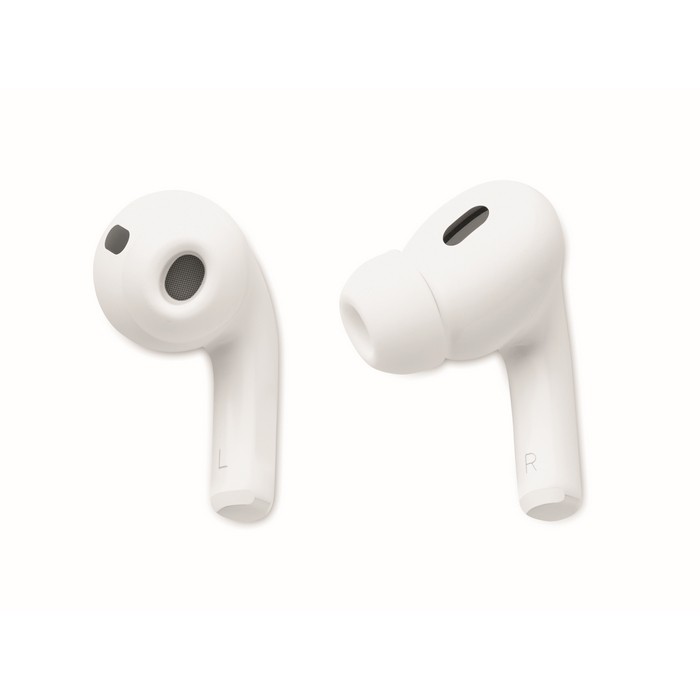 Auriculares inalámbricos con estuche de pantalla táctil color blanco Auriculares inalámbricos con estuche de pantalla táctil color blanco