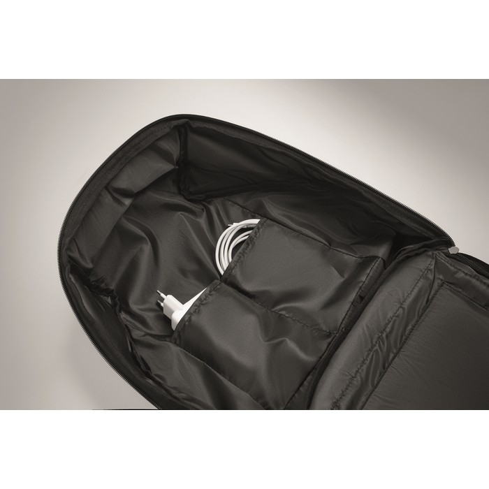 Mochila antirrobo con compartimientos para portátil y tablet 15'' color negro vista fotografía Mochila antirrobo con compartimientos para portátil y tablet 15'' color negro vista fotografía