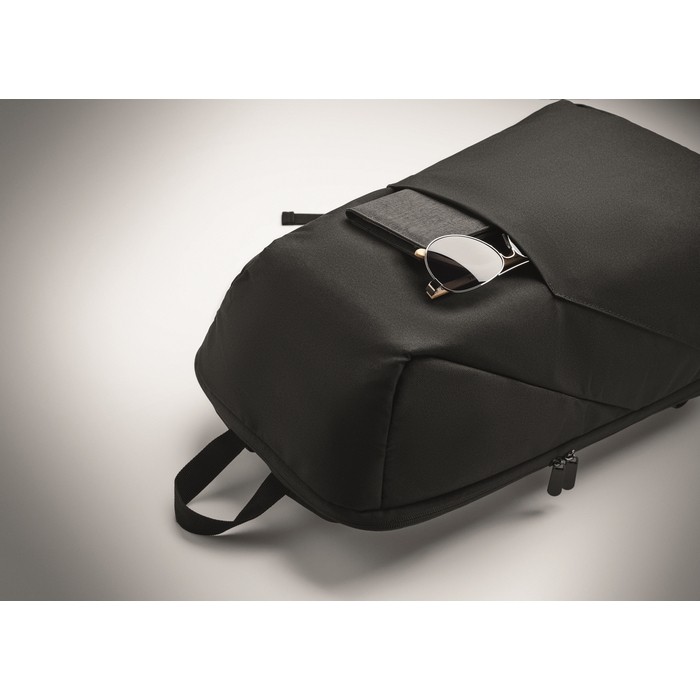 Mochila antirrobo con compartimientos para portátil y tablet 15'' color negro vista fotografía Mochila antirrobo con compartimientos para portátil y tablet 15'' color negro vista fotografía