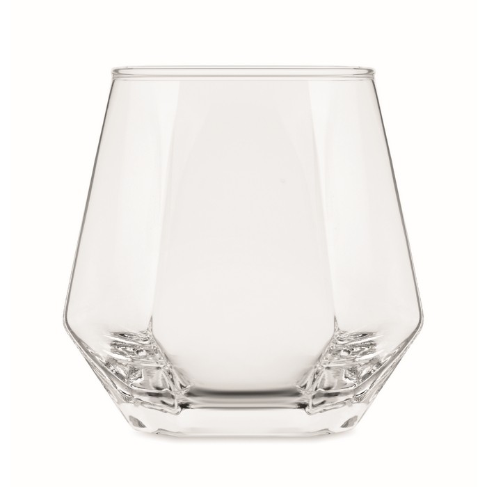 Vaso corto de forma geométrica especial para licores 300ml color transparente tercera vista Vaso corto de forma geométrica especial para licores 300ml color transparente tercera vista