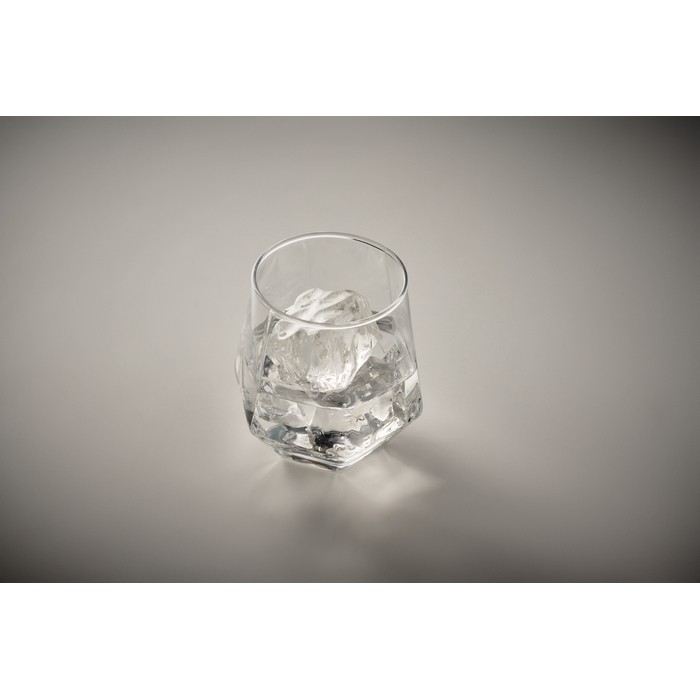 Vaso corto de forma geométrica especial para licores 300ml color transparente vista fotografía sexta vista Vaso corto de forma geométrica especial para licores 300ml color transparente vista fotografía sexta vista