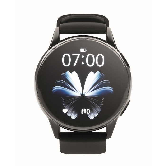 Smartwatch inalámbrico a prueba de agua con correa de silicona color negro sexta vista Smartwatch inalámbrico a prueba de agua con correa de silicona color negro sexta vista