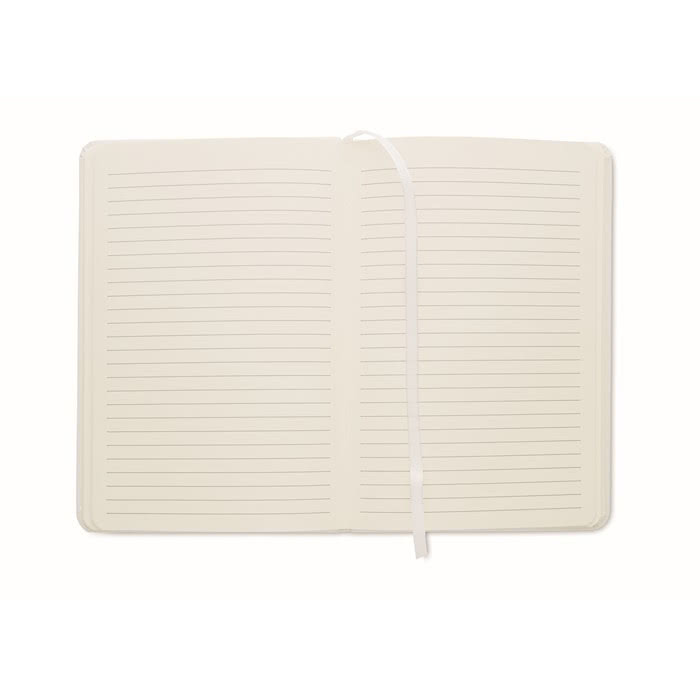 Libretas antibacteriales merchandising color blanco cuarta vista Libretas antibacteriales merchandising color blanco cuarta vista