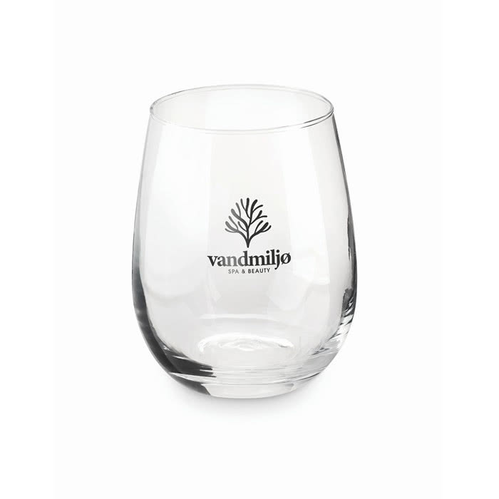Vasos de cristal color transparente con logo Vasos de cristal color transparente con logo