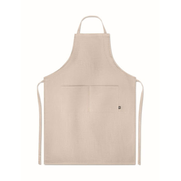 Delantal de cocina eco personalizado color beige Delantal de cocina eco personalizado color beige