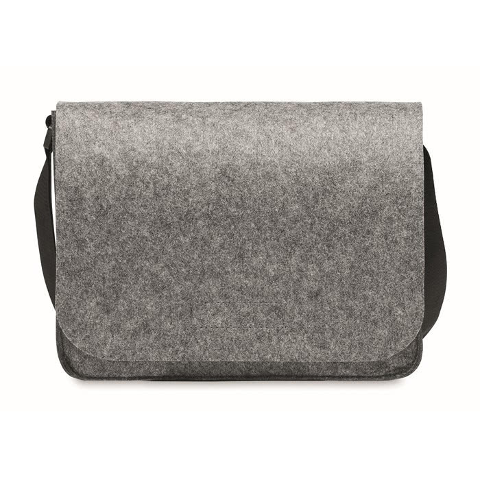 Bolsa para portátil personalizable 15'' color gris oscuro tercera vista