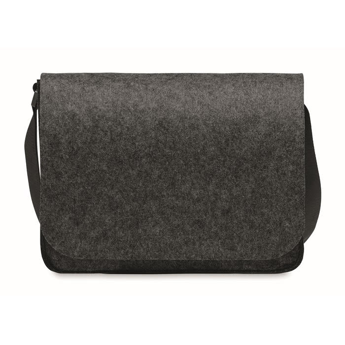 Bolsa para portátil personalizable 15'' color gris oscuro tercera vista