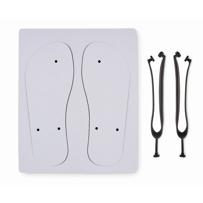 Chanclas personalizadas negras sublimadas Beach Sublim cuarta vista