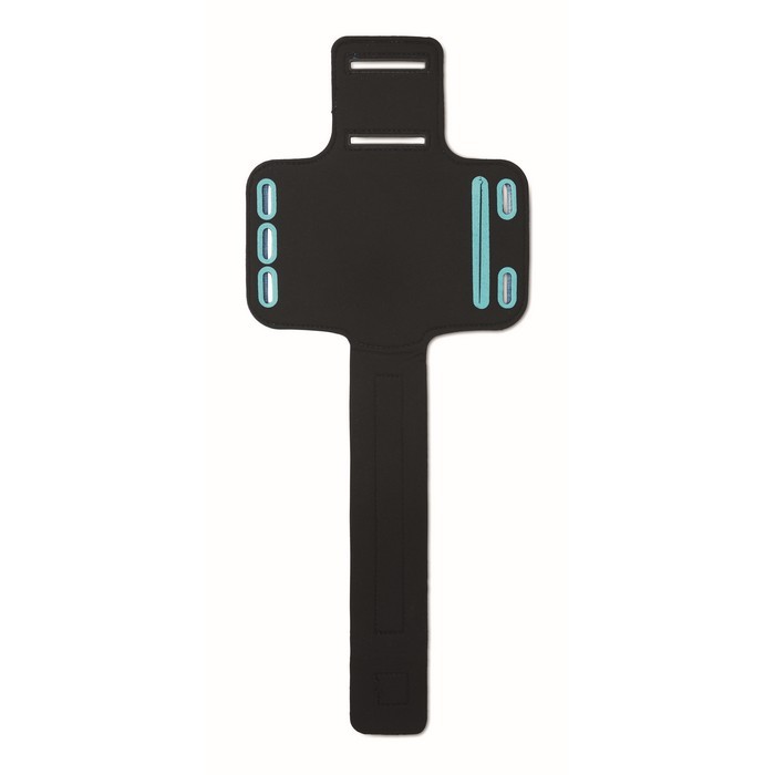 Brazalete funda para móvil personalizado de color negro segunda vista