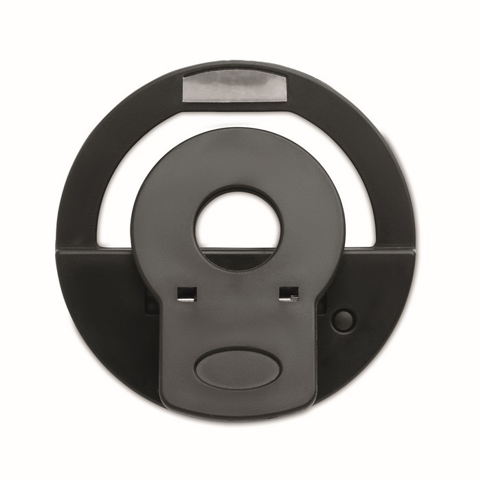 Aro de luz pequeño con logotipo de color negro segunda vista Aro de luz pequeño con logotipo de color negro segunda vista