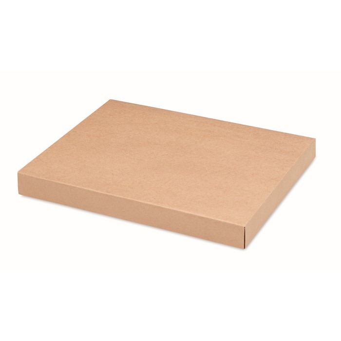 Delantales serigrafiados con bolsillos de color negro sexta vista